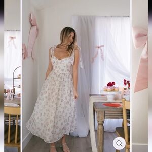 Morning Glory Angelina Floral Bustier Dress